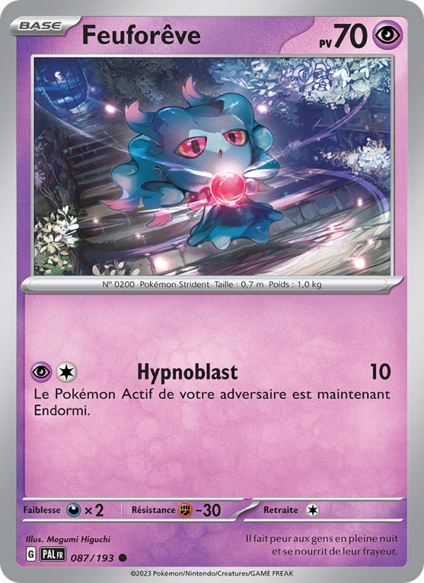 Feuforêve 087 — Paldea Evolved (French Pokémon TCG card)