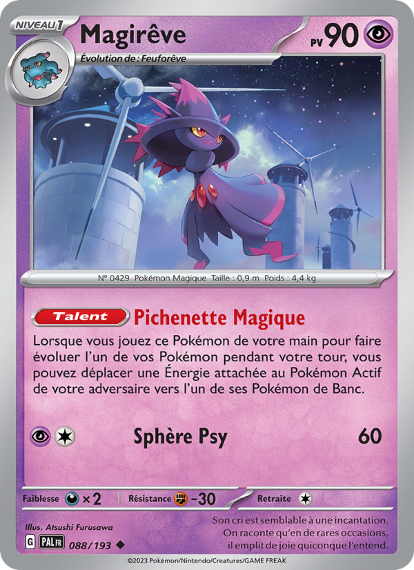 Magirêve 088 — Paldea Evolved (French Pokémon TCG card)