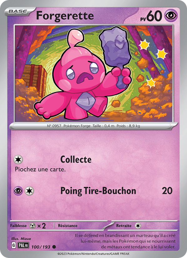 Forgerette 100 — Paldea Evolved (French Pokémon TCG card)