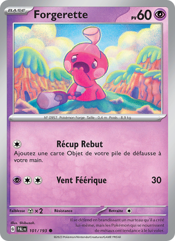 Forgerette 101 — Paldea Evolved (French Pokémon TCG card)