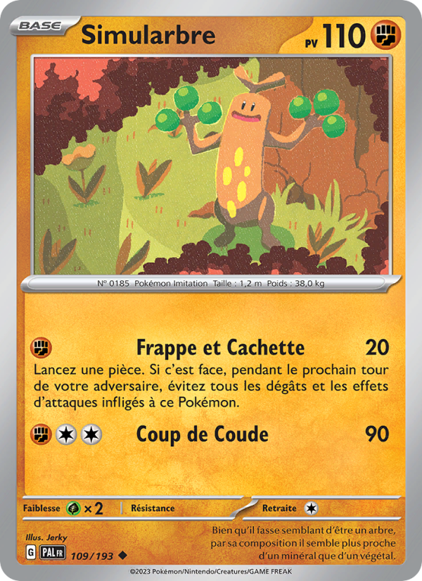Simularbre 109 — Paldea Evolved (French Pokémon TCG card)