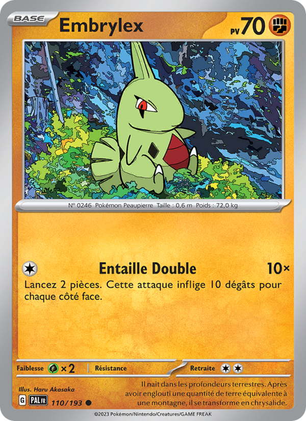 Embrylex 110 — Paldea Evolved (French Pokémon TCG card)