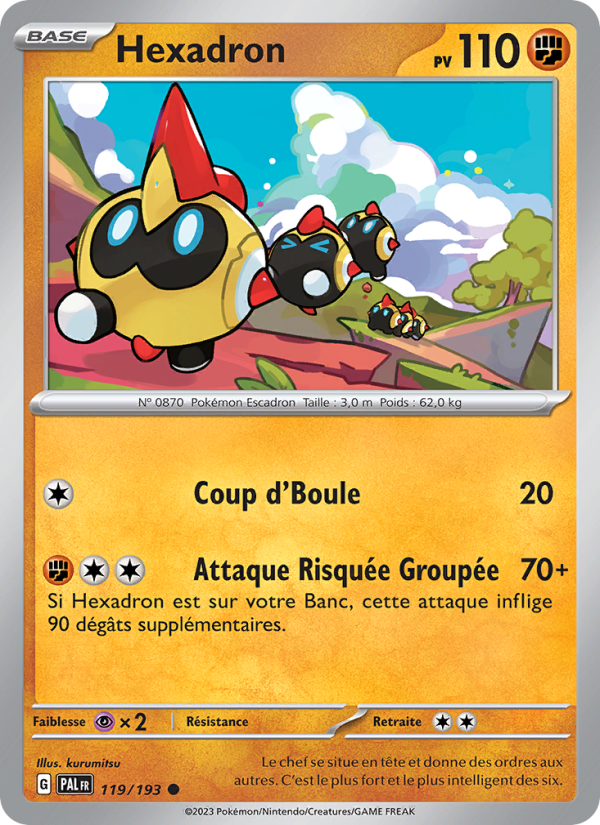 Hexadron 119 — Paldea Evolved (French Pokémon TCG card)