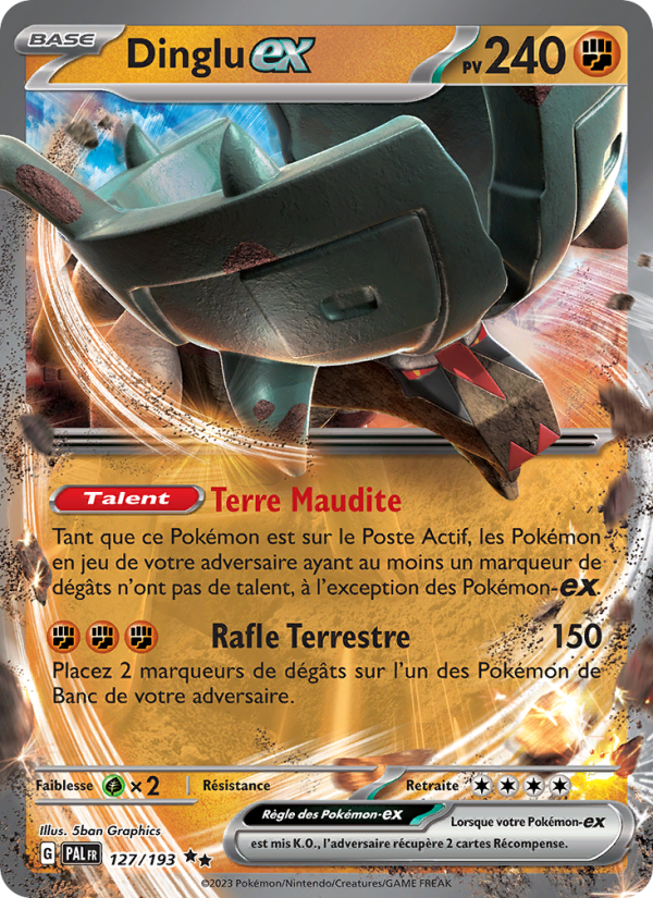 Dinglu-ex 127 — Paldea Evolved (French Pokémon TCG card)