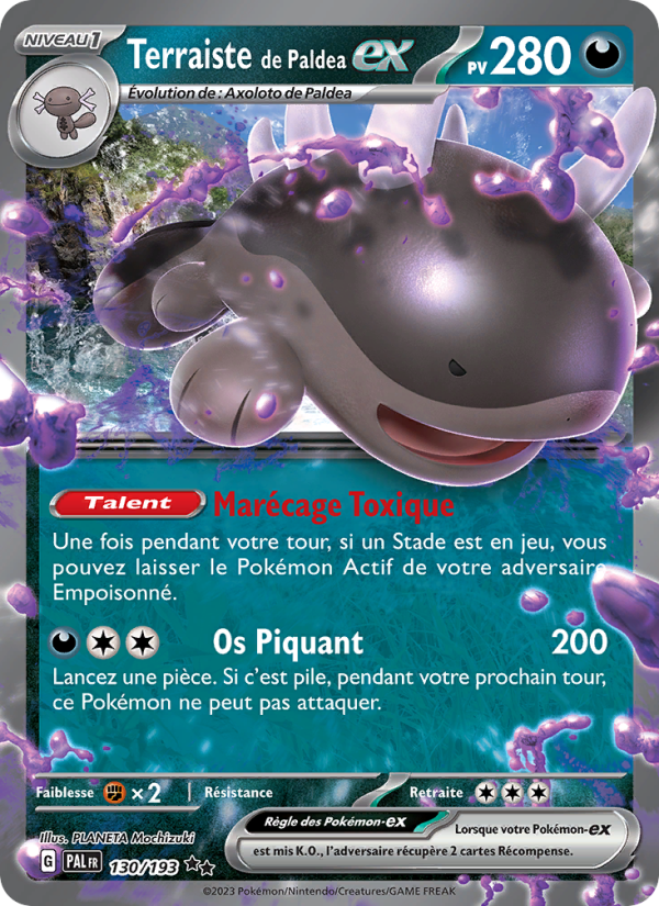 Terraiste de Paldea-ex 130 — Paldea Evolved (French Pokémon TCG card)