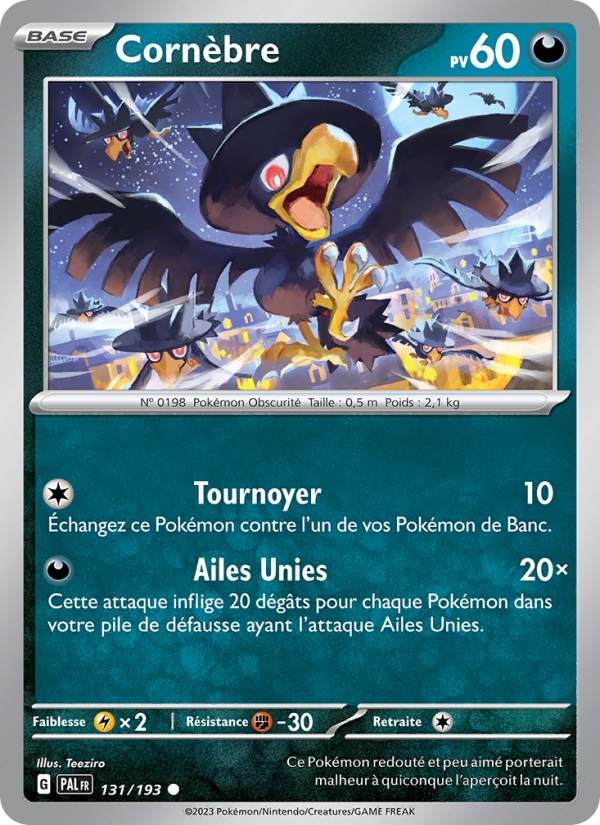 Cornèbre 131 — Paldea Evolved (French Pokémon TCG card)
