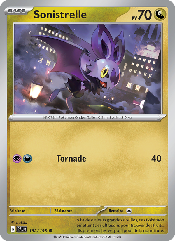 Sonistrelle 152 — Paldea Evolved (French Pokémon TCG card)