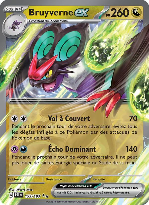 Bruyverne-ex 153 — Paldea Evolved (French Pokémon TCG card)