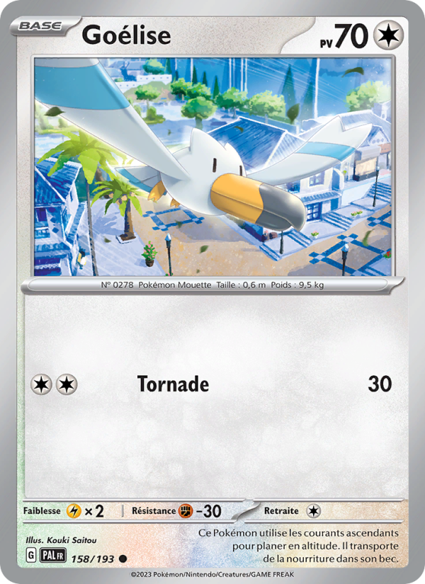 Goélise 158 — Paldea Evolved (French Pokémon TCG card)
