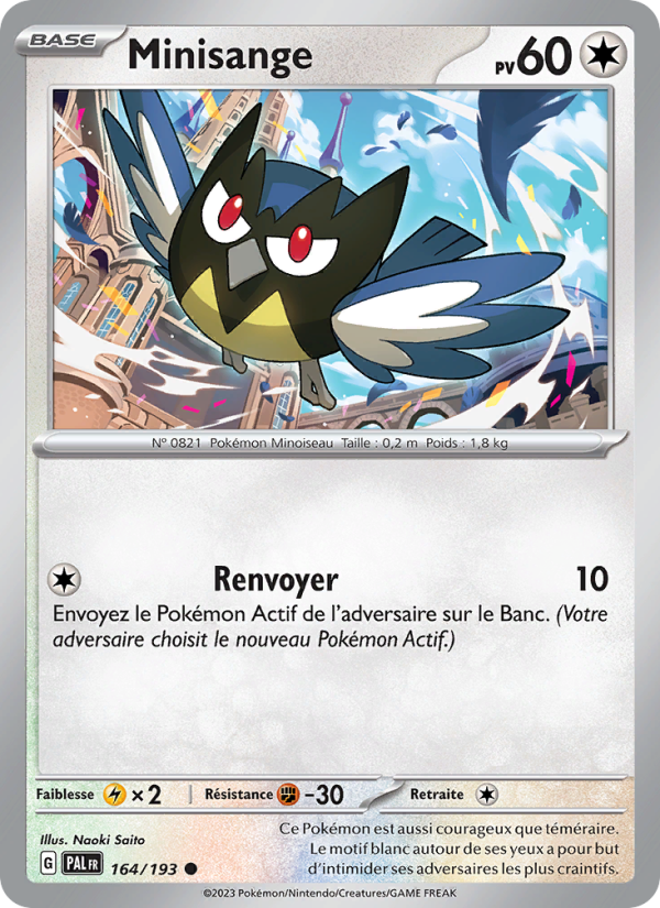 Minisange 164 — Paldea Evolved (French Pokémon TCG card)