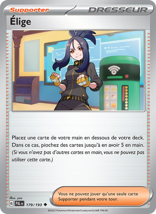 Élige 179 — Paldea Evolved (French Pokémon TCG card)