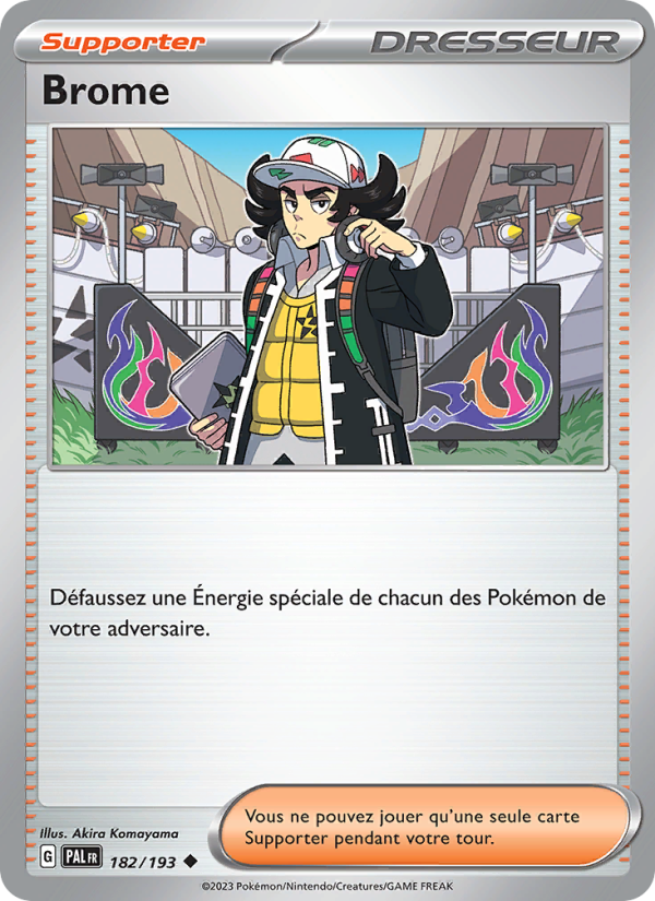 Brome 182 — Paldea Evolved (French Pokémon TCG card)