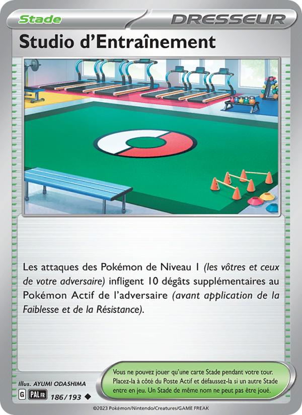 Studio d'Entraînement 186 — Paldea Evolved (French Pokémon TCG card)