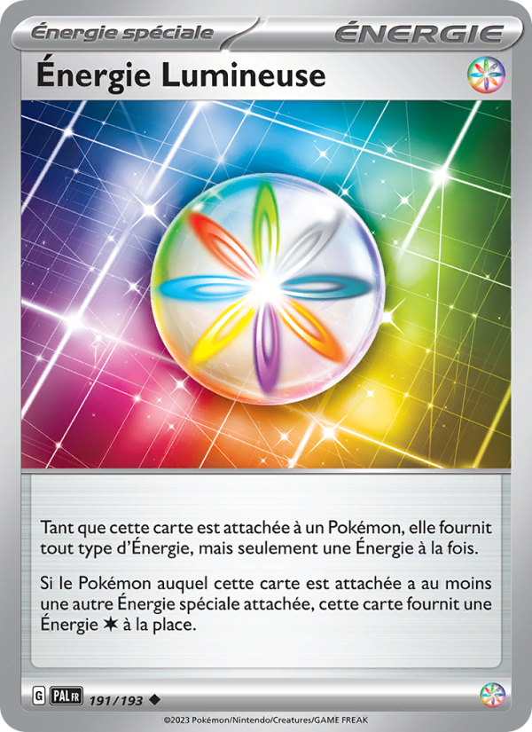 Énergie Lumineuse 191 — Paldea Evolved (French Pokémon TCG card)