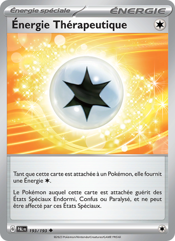 Énergie Thérapeutique 193 — Paldea Evolved (French Pokémon TCG card)
