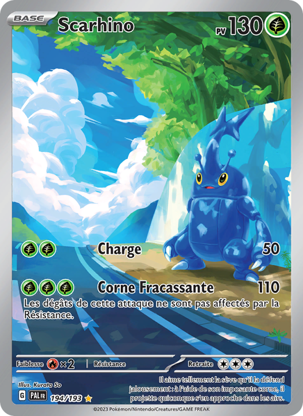 Scarhino 194 — Paldea Evolved (French Pokémon TCG card)