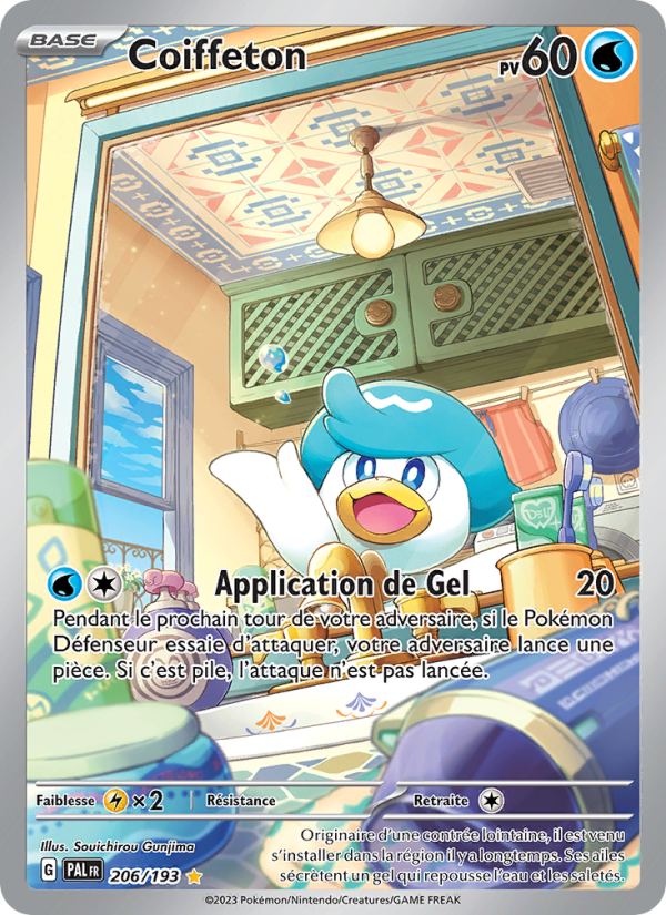 Coiffeton 206 — Paldea Evolved (French Pokémon TCG card)