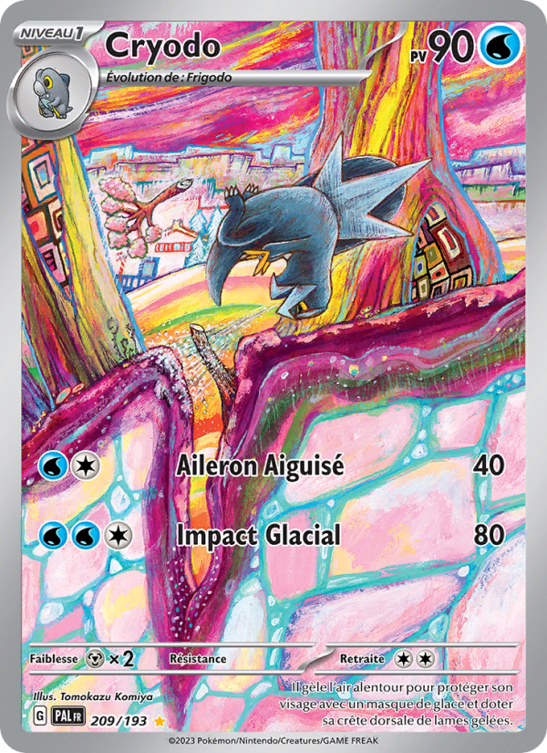 Cryodo 209 — Paldea Evolved (French Pokémon TCG card)