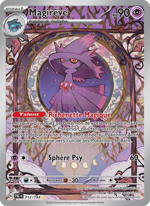Magirêve 212 — Paldea Evolved (French Pokémon TCG card)
