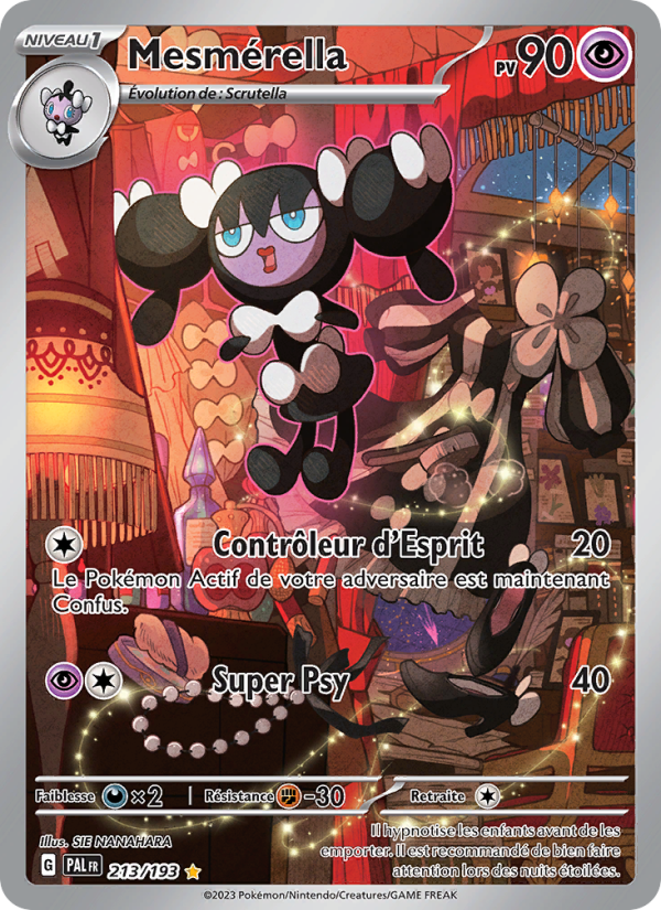 Mesmérella 213 — Paldea Evolved (French Pokémon TCG card)