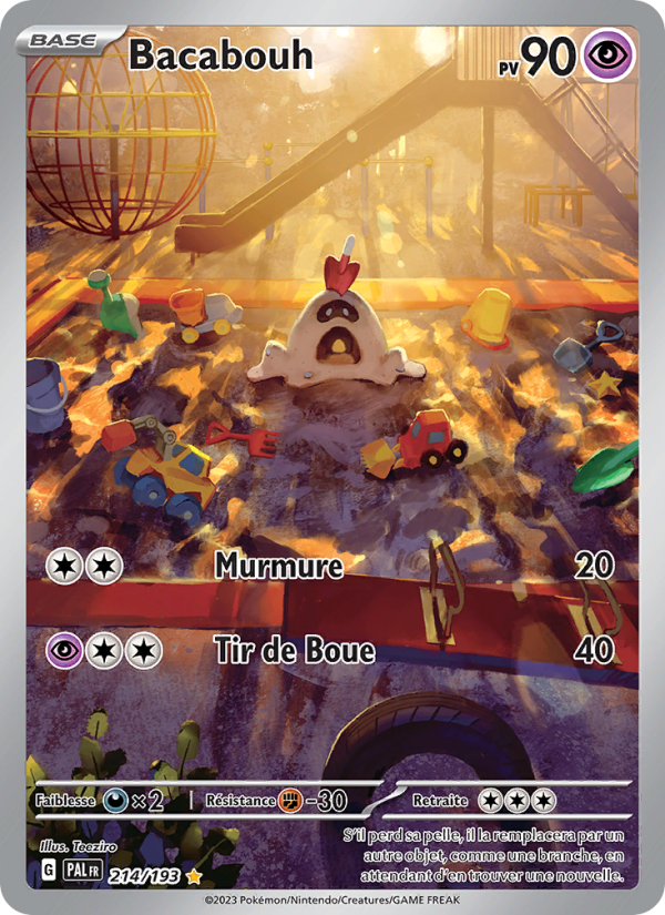 Bacabouh 214 — Paldea Evolved (French Pokémon TCG card)