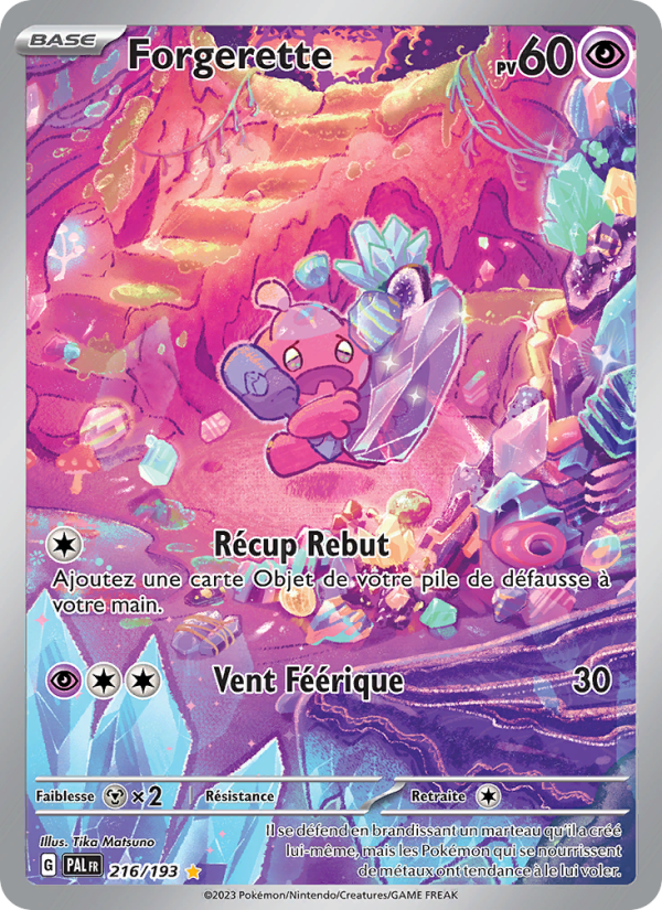 Forgerette 216 — Paldea Evolved (French Pokémon TCG card)