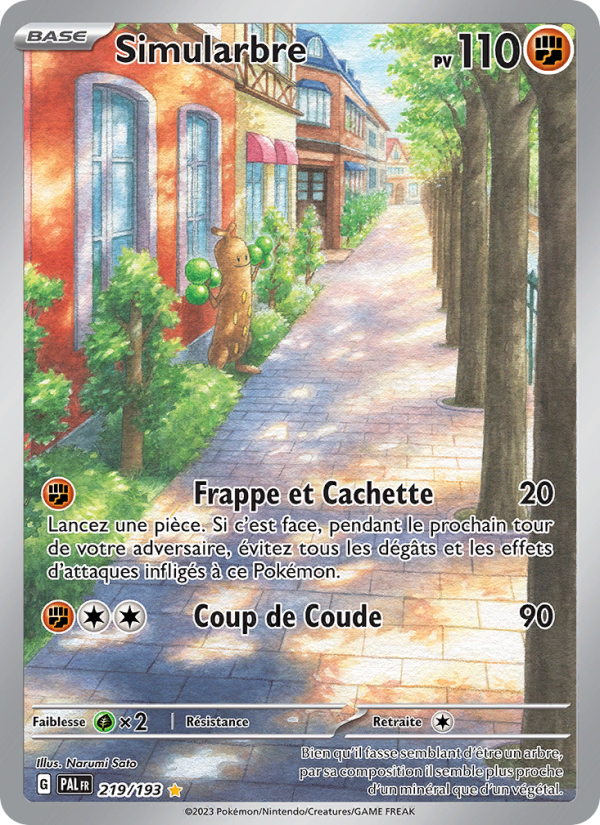 Simularbre 219 — Paldea Evolved (French Pokémon TCG card)