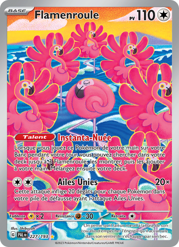 Flamenroule 227 — Paldea Evolved (French Pokémon TCG card)