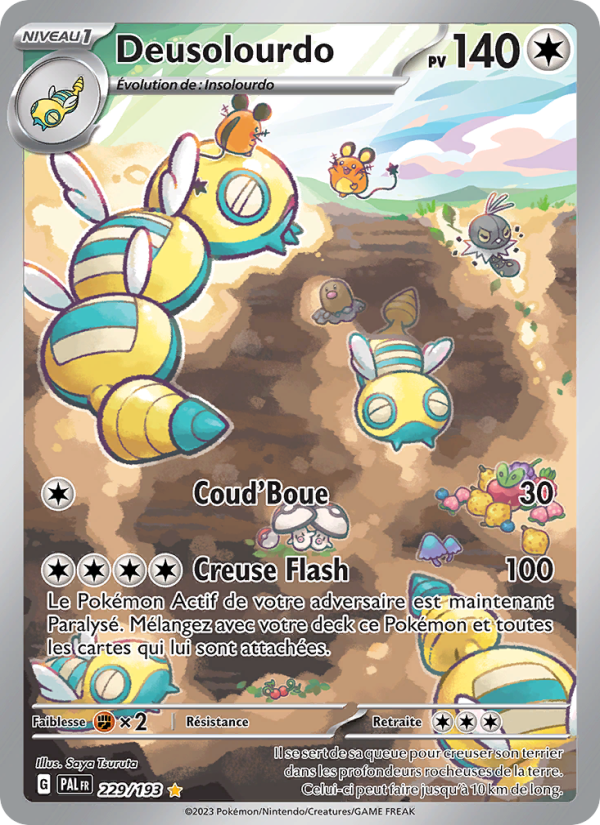 Deusolourdo 229 — Paldea Evolved (French Pokémon TCG card)