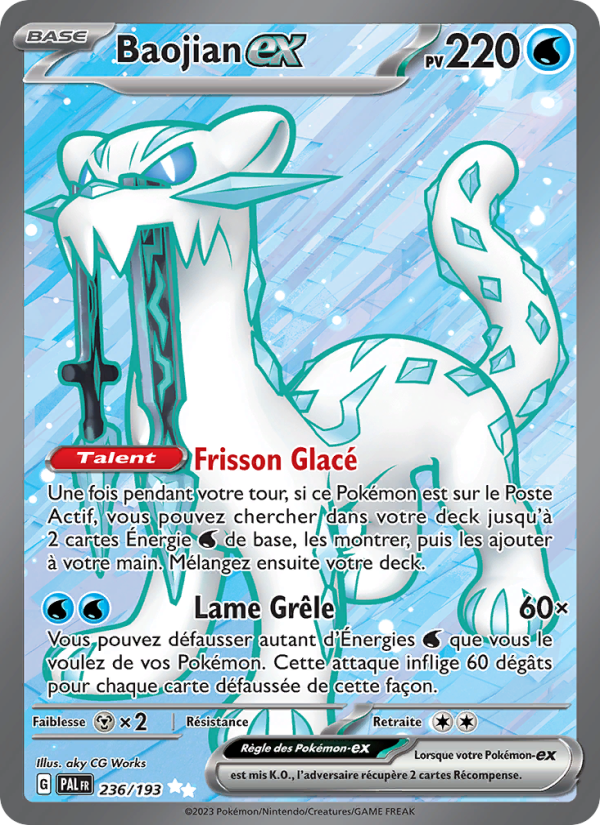 Baojian-ex 236 — Paldea Evolved (French Pokémon TCG card)
