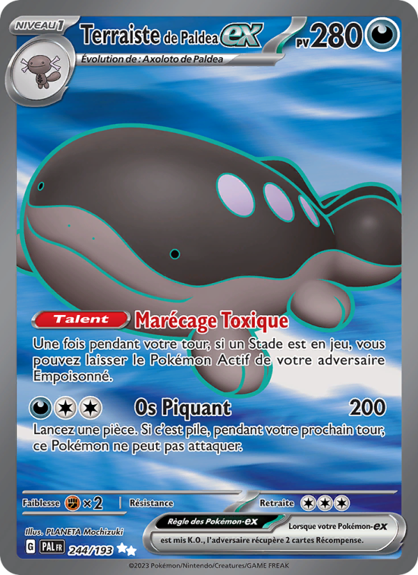 Terraiste de Paldea-ex 244 — Paldea Evolved (French Pokémon TCG card)