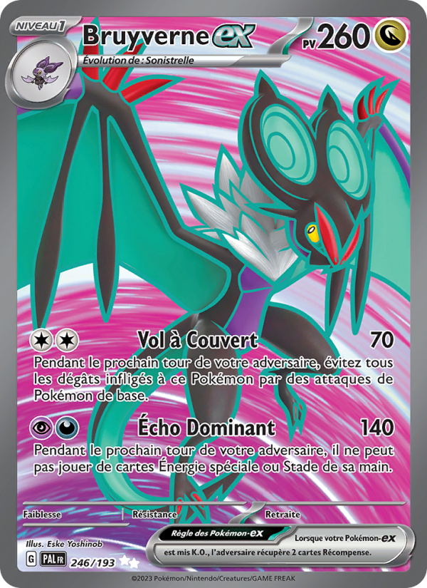 Bruyverne-ex 246 — Paldea Evolved (French Pokémon TCG card)