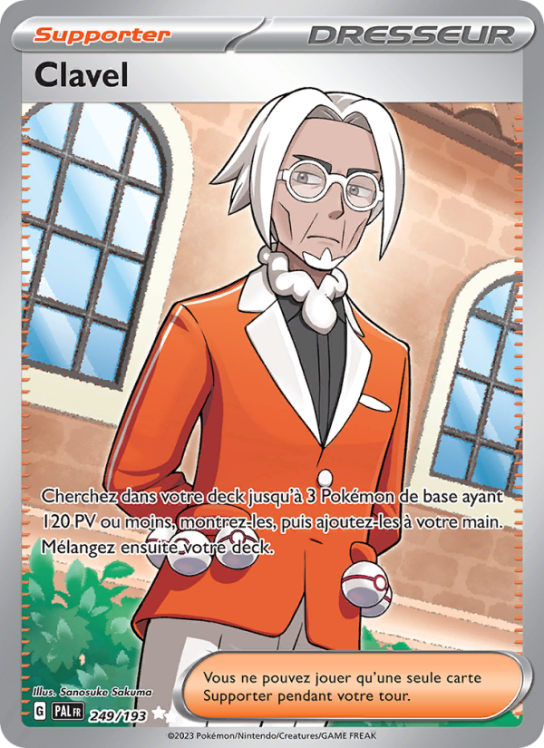 Clavel 249 — Paldea Evolved (French Pokémon TCG card)