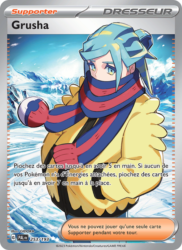 Grusha 253 — Paldea Evolved (French Pokémon TCG card)