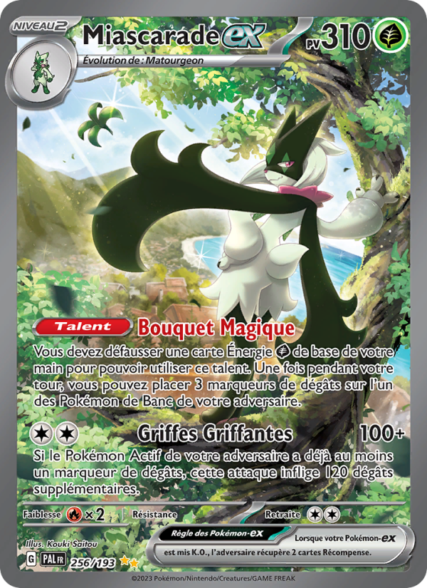 Miascarade-ex 256 — Paldea Evolved (French Pokémon TCG card)
