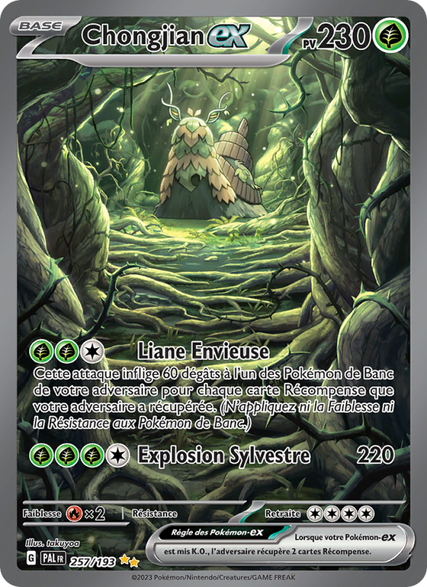 Chongjian-ex 257 — Paldea Evolved (French Pokémon TCG card)