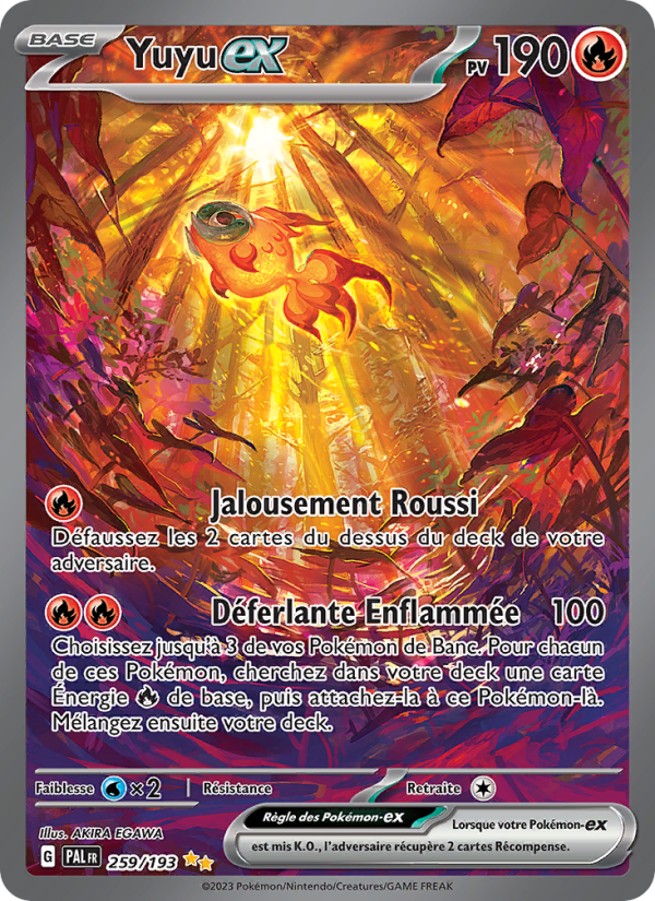 Yuyu-ex 259 — Paldea Evolved (French Pokémon TCG card)