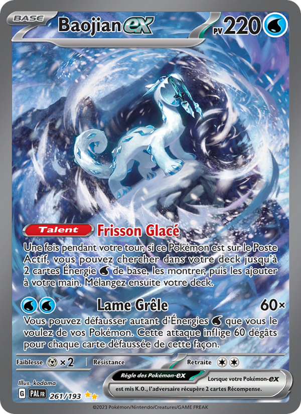 Baojian-ex 261 — Paldea Evolved (French Pokémon TCG card)
