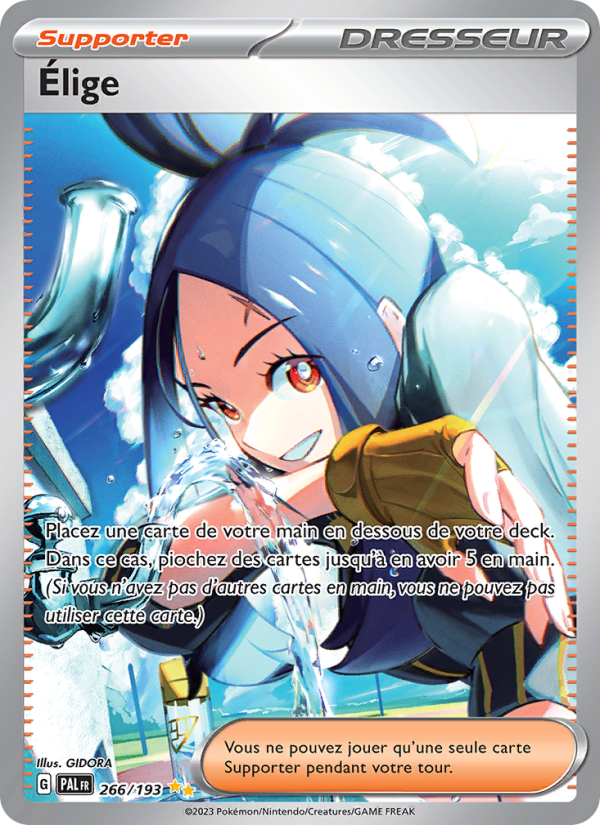 Élige 266 — Paldea Evolved (French Pokémon TCG card)