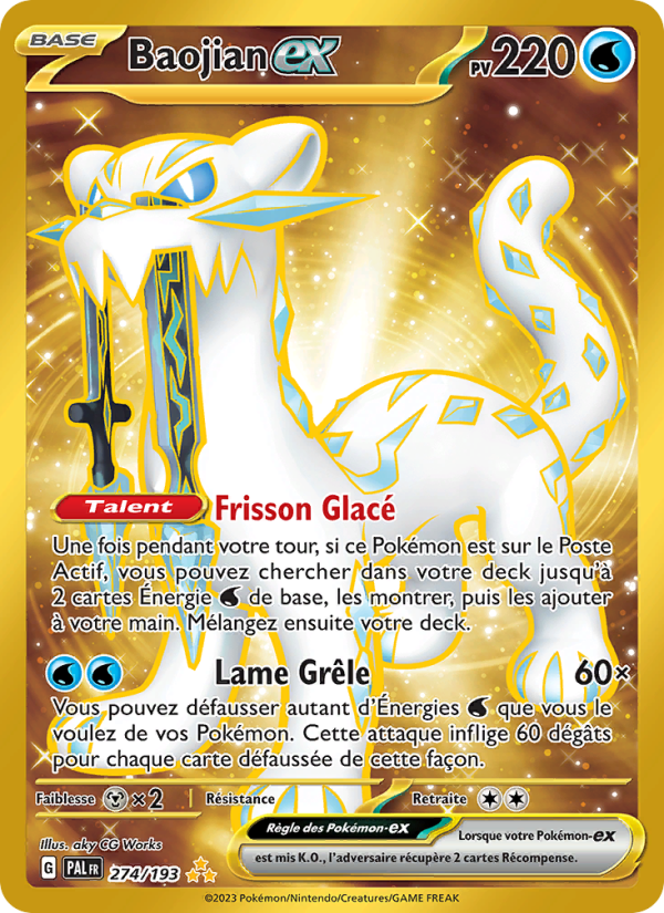 Baojian-ex 274 — Paldea Evolved (French Pokémon TCG card)
