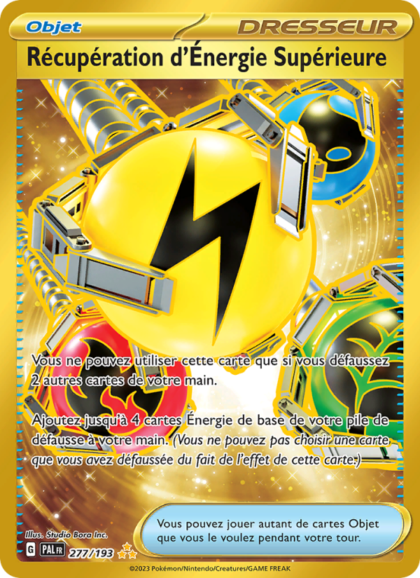 Récupération d'Énergie Supérieure 277 — Paldea Evolved (French Pokémon TCG card)