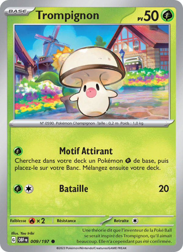 Trompignon 009 — Obsidian Flames (French Pokémon TCG card)