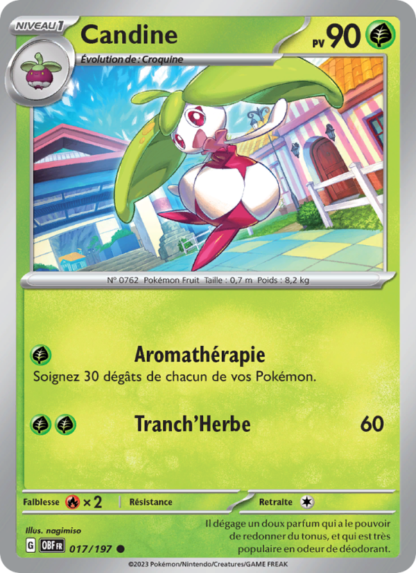 Candine 017 — Obsidian Flames (French Pokémon TCG card)