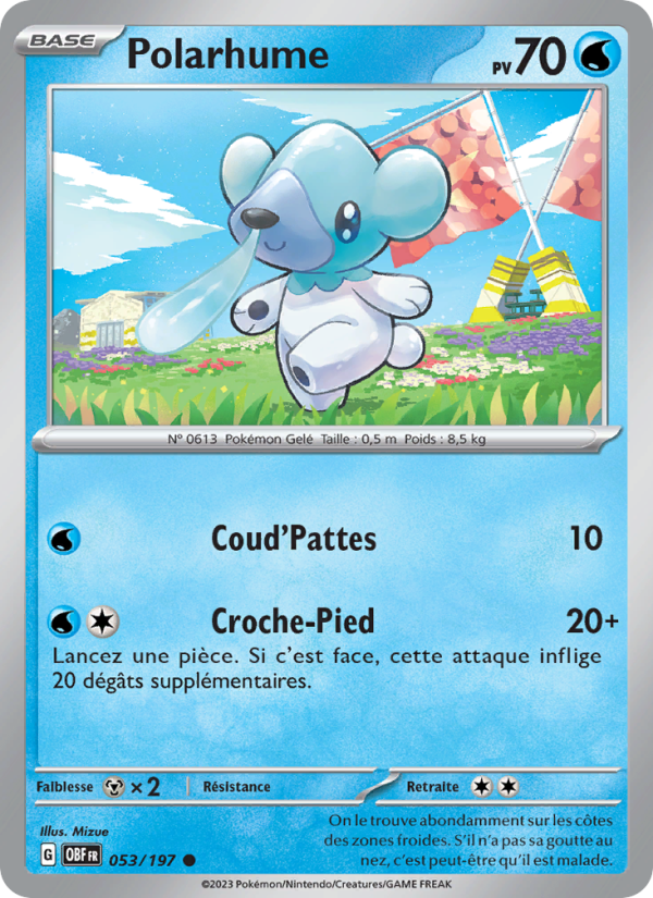 Polarhume 053 — Obsidian Flames (French Pokémon TCG card)