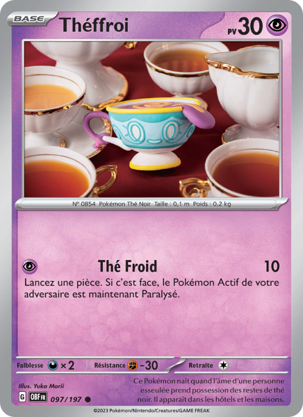 Théffroi 097 — Obsidian Flames (French Pokémon TCG card)