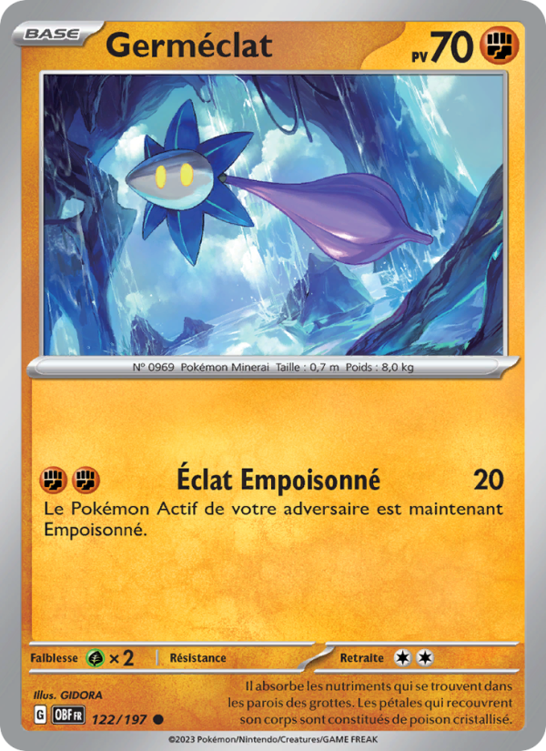 Germéclat 122 — Obsidian Flames (French Pokémon TCG card)