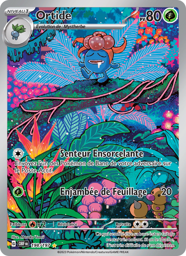 Ortide 198 — Obsidian Flames (French Pokémon TCG card)