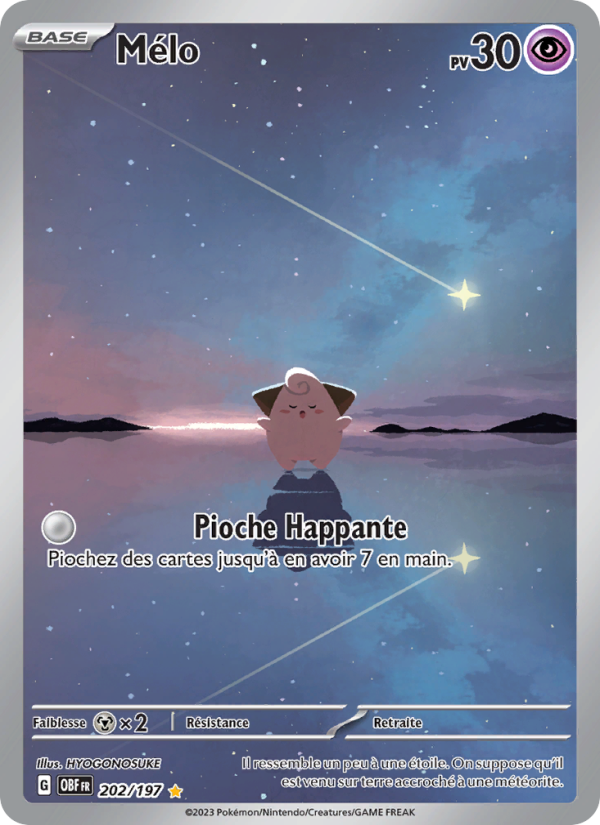 Mélo 202 — Obsidian Flames (French Pokémon TCG card)