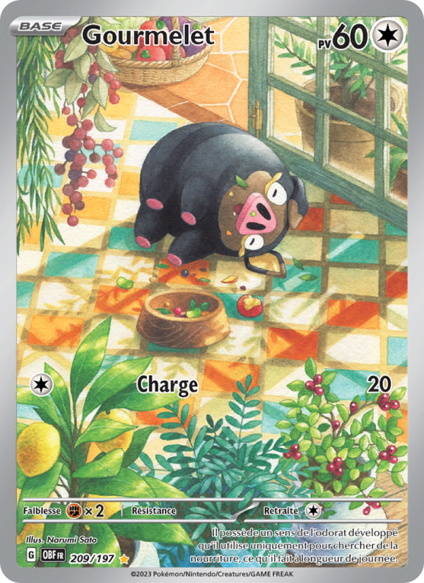 Gourmelet 209 — Obsidian Flames (French Pokémon TCG card)