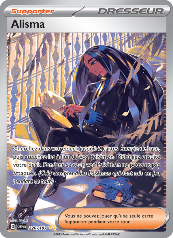 Alisma 226 — Obsidian Flames (French Pokémon TCG card)